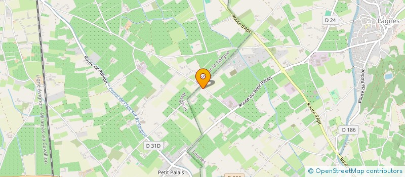 localisation de l'entreprise SJT  CABRIERES-D'AVIGNON