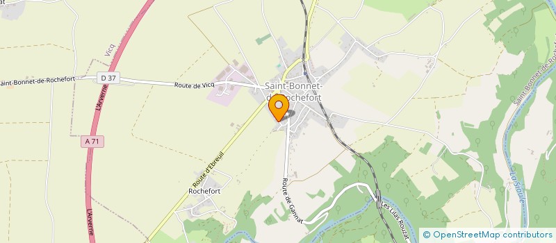 localisation de l'entreprise SJVR PARTICIPATION  SAINT-BONNET-DE-ROCHEFORT
