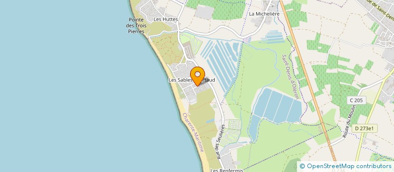 localisation de l'entreprise SJW  SAINT-DENIS-D'OLERON