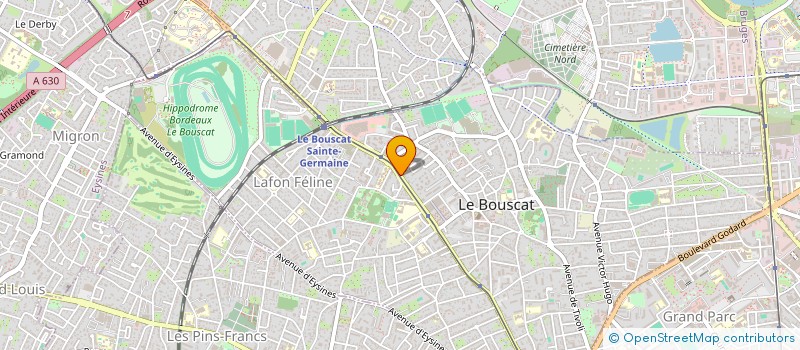 localisation de l'entreprise SJZ  LE BOUSCAT