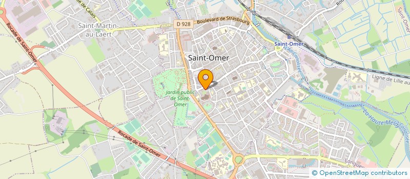 localisation de l'entreprise SK  SAINT-OMER