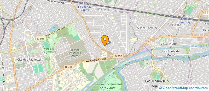 localisation de l'entreprise SK à GAGNY