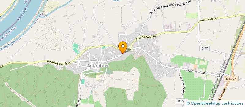 localisation de l'entreprise SK  BARBENTANE