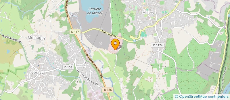 localisation de l'entreprise SK AGENCEMENT  MILLERY