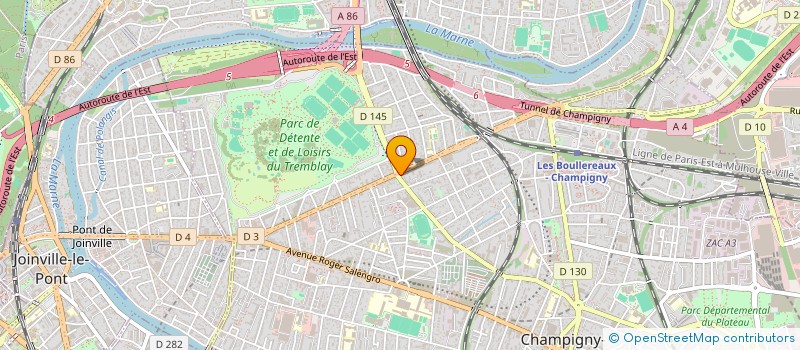 localisation de l'entreprise SK ALIMENTATION à CHAMPIGNY-SUR-MARNE