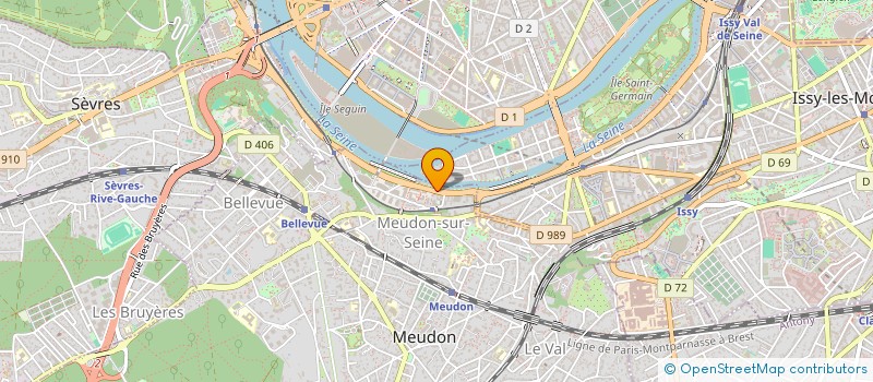 localisation de l'entreprise SK AUTO  MEUDON