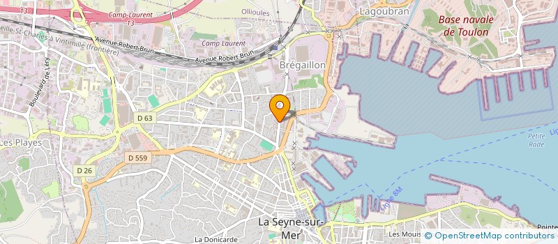 localisation de l'entreprise SK AUTO 83 à LA SEYNE-SUR-MER