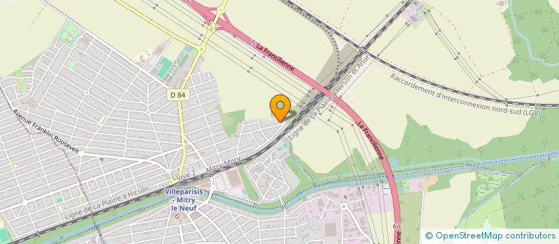 localisation de l'entreprise SK AUTO  MITRY-MORY