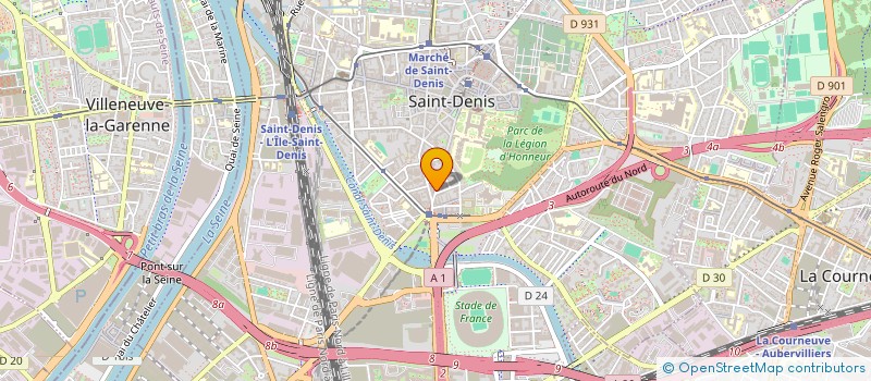localisation de l'entreprise SK AUTO 93 à SAINT-DENIS