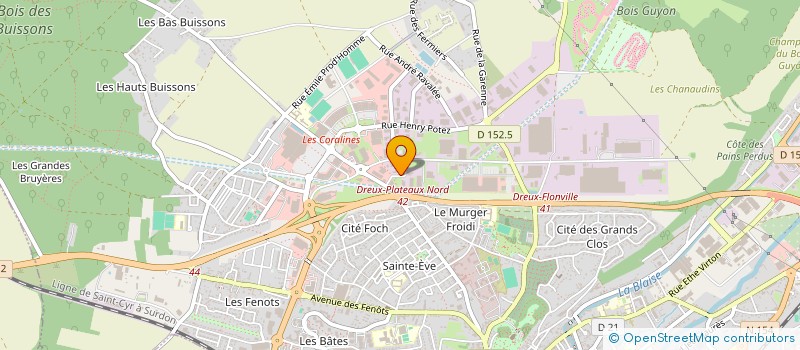 localisation de l'entreprise SK AUTO à DREUX