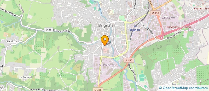 localisation de l'entreprise SK AUTO  BRIGNAIS