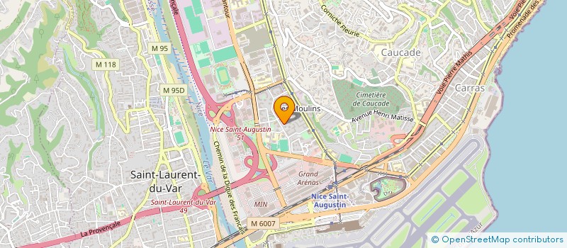 localisation de l'entreprise SK AUTOMOBILES  NICE