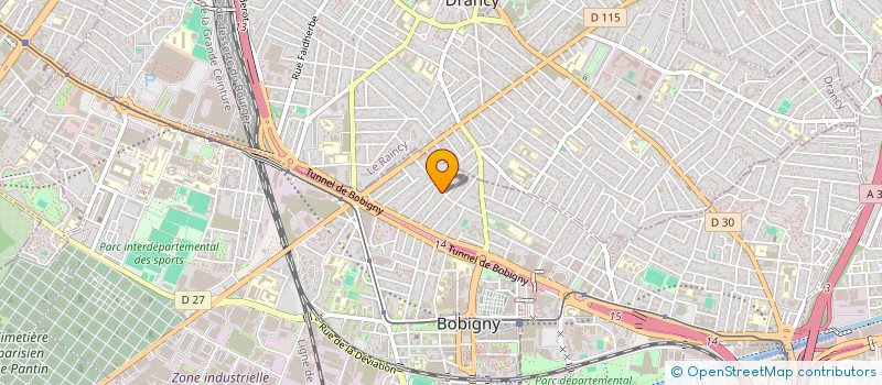 localisation de l'entreprise SK AVENIR  BOBIGNY