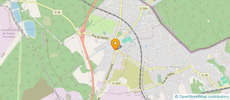 localisation de l'entreprise SK BARBER SHOP  CARLING