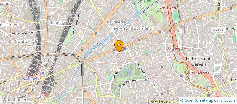 localisation de l'entreprise SK BAT  PARIS