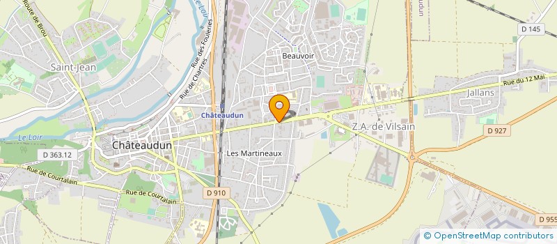 localisation de l'entreprise SK BAT à CHATEAUDUN