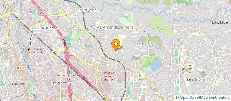 localisation de l'entreprise SK BAT à MARSEILLE 14EME