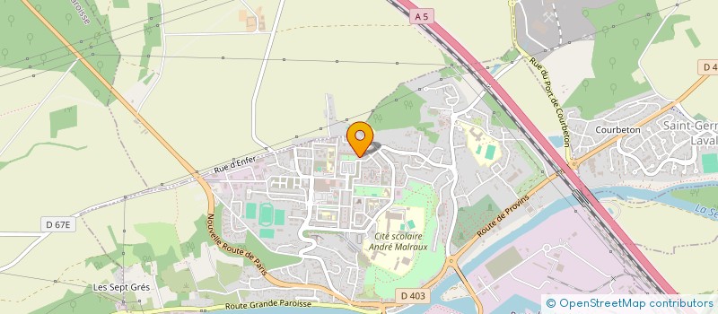 localisation de l'entreprise SK BATIMENT  MONTEREAU-FAULT-YONNE