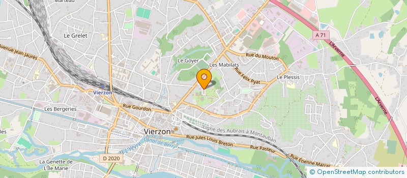 localisation de l'entreprise SK BOIS  VIERZON