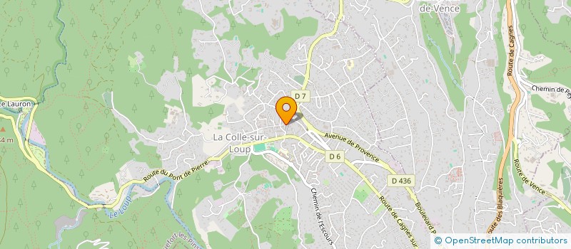 localisation de l'entreprise SK BURGER  LA COLLE-SUR-LOUP