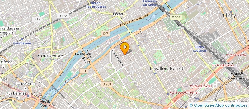localisation de l'entreprise SK CAPITAL à LEVALLOIS-PERRET