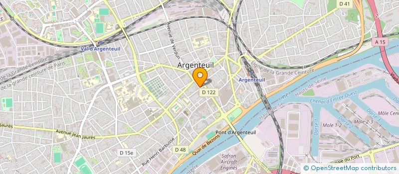 localisation de l'entreprise SK CAPITAL  ARGENTEUIL