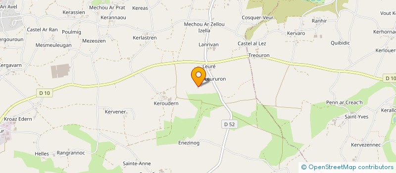 localisation de l'entreprise SK CARRELAGE  PLOUGUERNEAU