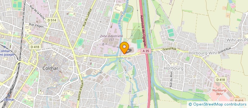 localisation de l'entreprise SK COIFFURE  COLMAR