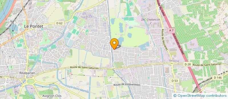 localisation de l'entreprise SK CONSTRUCTION à VEDENE