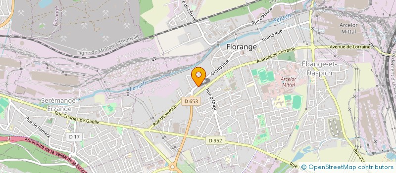 localisation de l'entreprise SK CONSTRUCTION  FLORANGE