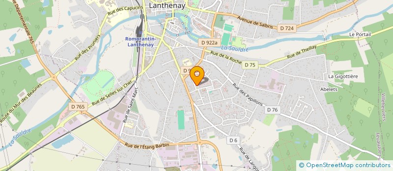 localisation de l'entreprise SK CONSTRUCTIONS  ROMORANTIN-LANTHENAY