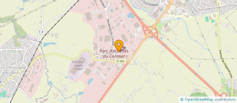 localisation de l'entreprise SK CONSULTING à CHOLET