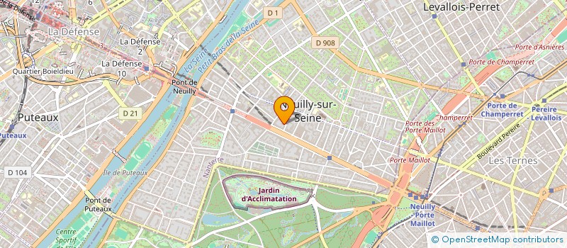 localisation de l'entreprise SK CONSULTING  NEUILLY-SUR-SEINE