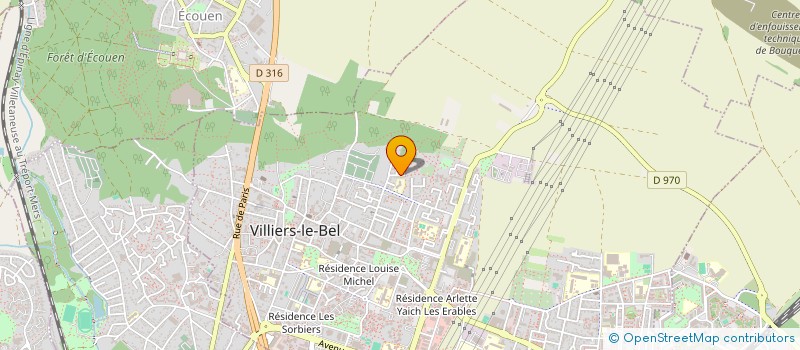 localisation de l'entreprise SK CONSULTING  VILLIERS-LE-BEL