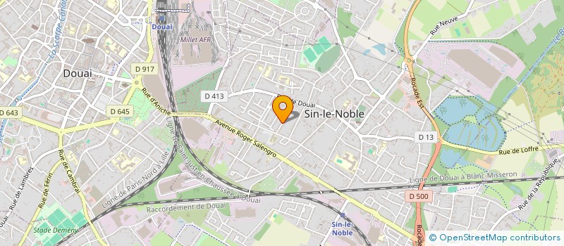 localisation de l'entreprise SK COURTAGE à SIN-LE-NOBLE