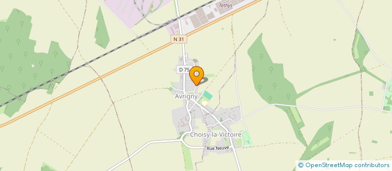 localisation de l'entreprise SK DECO & RENO  AVRIGNY