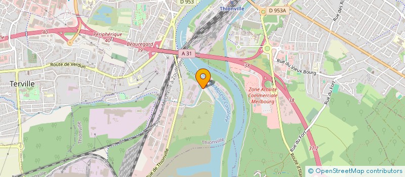 localisation de l'entreprise SK DISTRIB  THIONVILLE