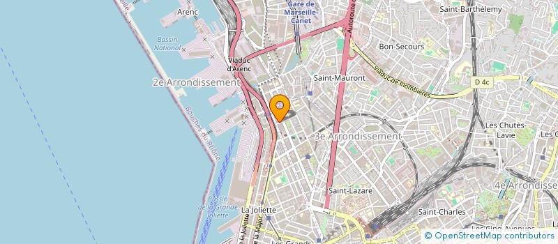 localisation de l'entreprise SK ELEC à MARSEILLE