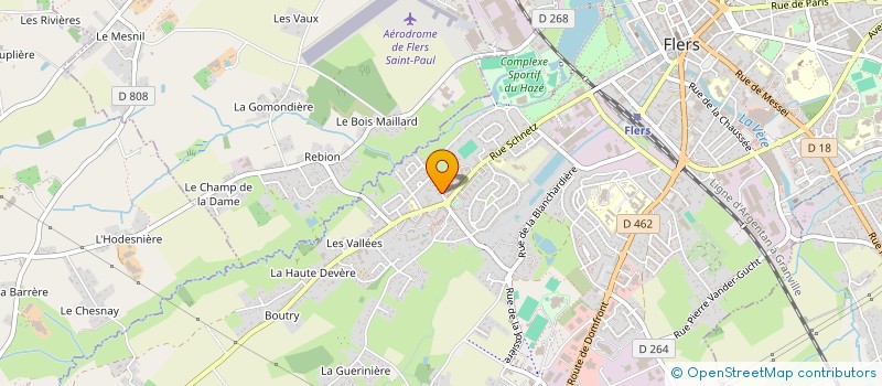 localisation de l'entreprise SK ETANCHEITE à FLERS