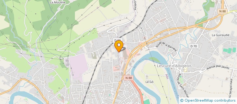 localisation de l'entreprise SK. EVENT à ALBI