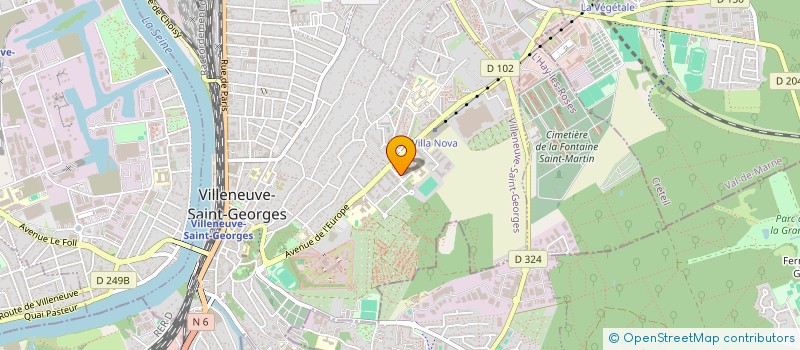 localisation de l'entreprise SK GESTION IMMOBILIERE  VILLENEUVE-SAINT-GEORGES