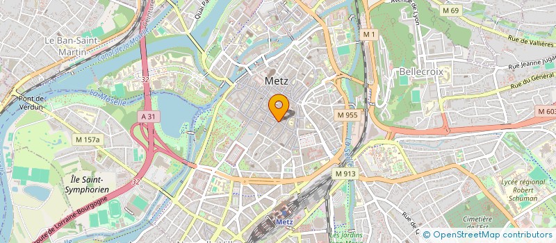 localisation de l'entreprise SK GRAND EST à METZ
