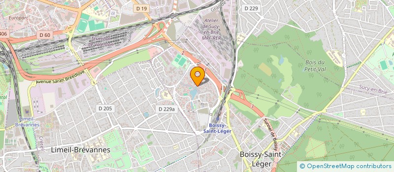 localisation de l'entreprise SK HOLDING à BOISSY-SAINT-LEGER