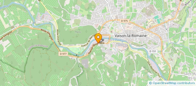 localisation de l'entreprise SK HOLDING 84  VAISON-LA-ROMAINE