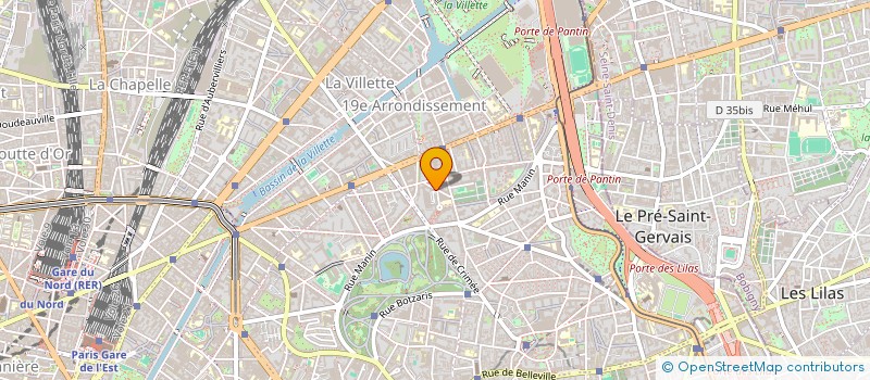 localisation de l'entreprise SK HOLDING  PARIS