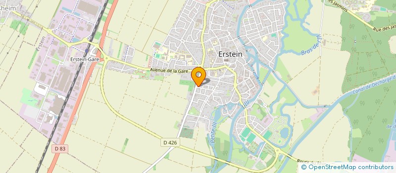 localisation de l'entreprise SK HOLDING  ERSTEIN