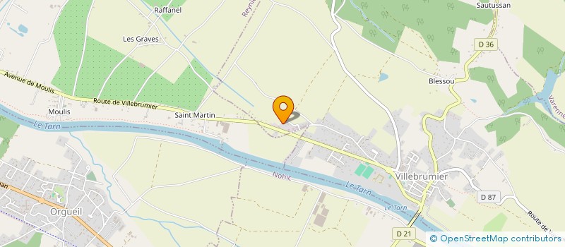 localisation de l'entreprise SK IMMO  VILLEBRUMIER