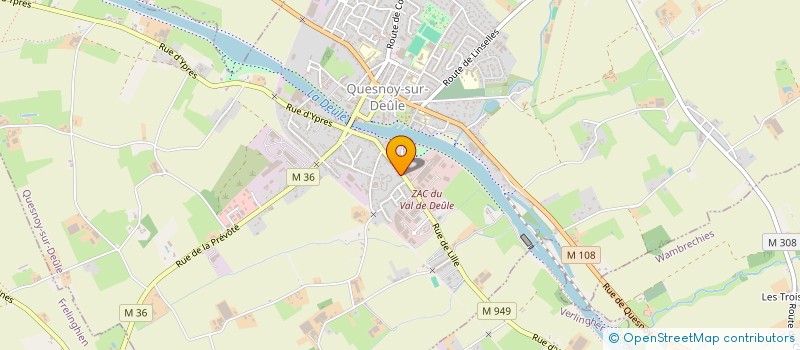 localisation de l'entreprise SK IMMO à QUESNOY-SUR-DEULE