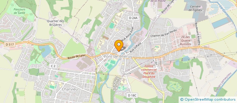 localisation de l'entreprise SK IMMOBILIER  PONT-DE-CHERUY