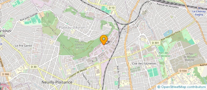 localisation de l'entreprise SK INFOS  AULNAY-SOUS-BOIS